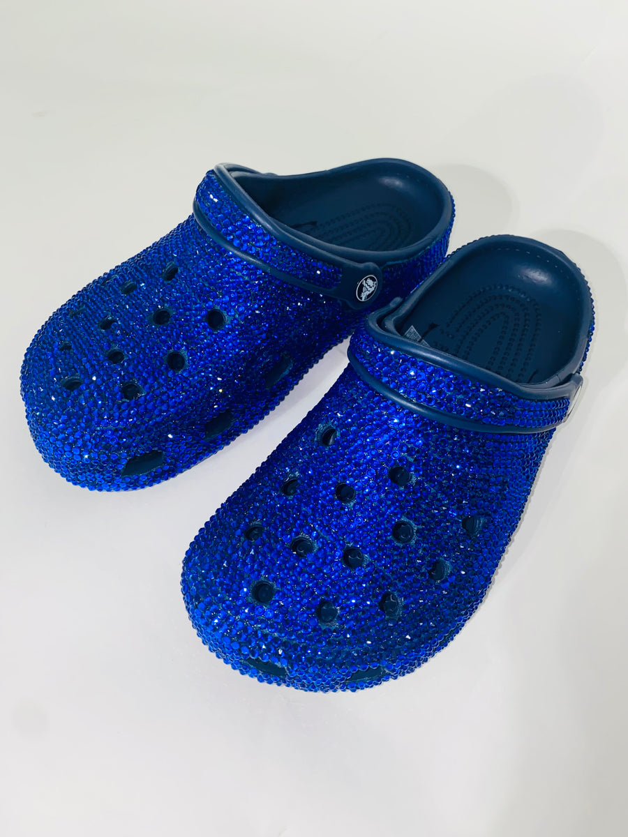 Boujee Crocs 🥶 in 2023  Bedazzled shoes, Crocs fashion, Croc decor