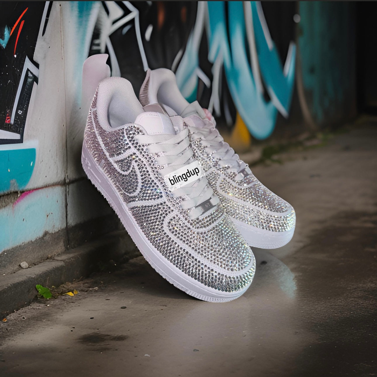 Bedazzled air force 1s best sale