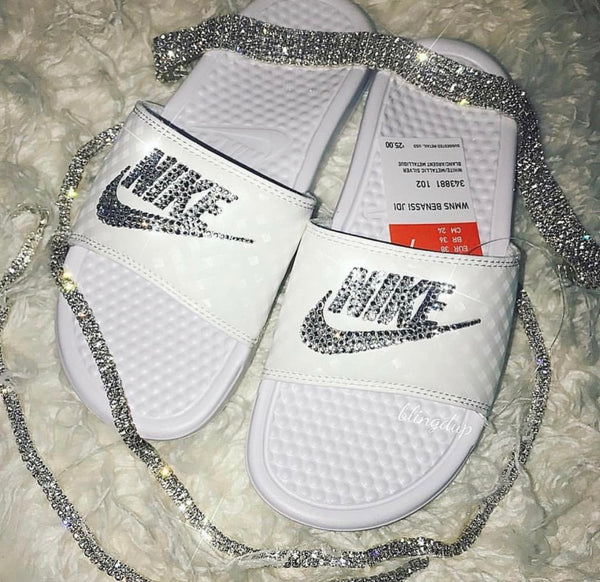 Bling Nike Slides Bling d Up