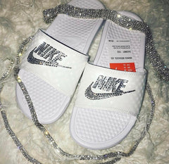 Bling Nike Slides