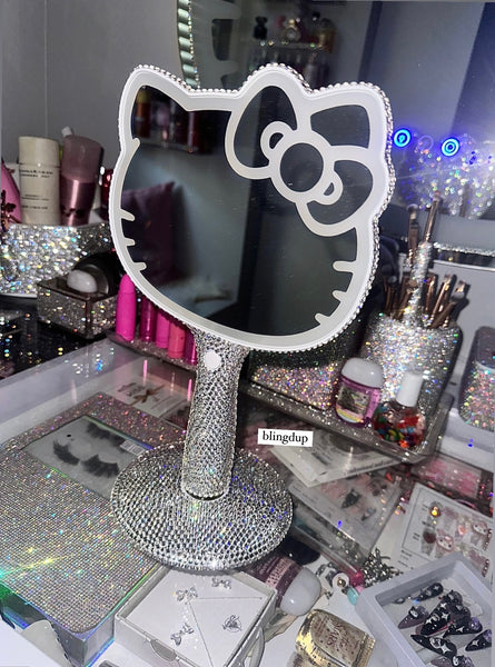 Hello fashion Kitty makeup bag with mirror inside