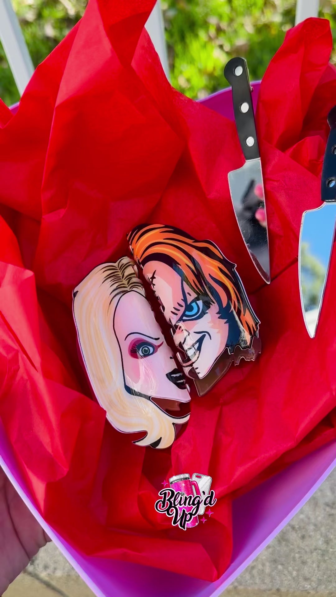 LOVE KILLS HAIR CLIP BUNDLE Chucky & Tiffany