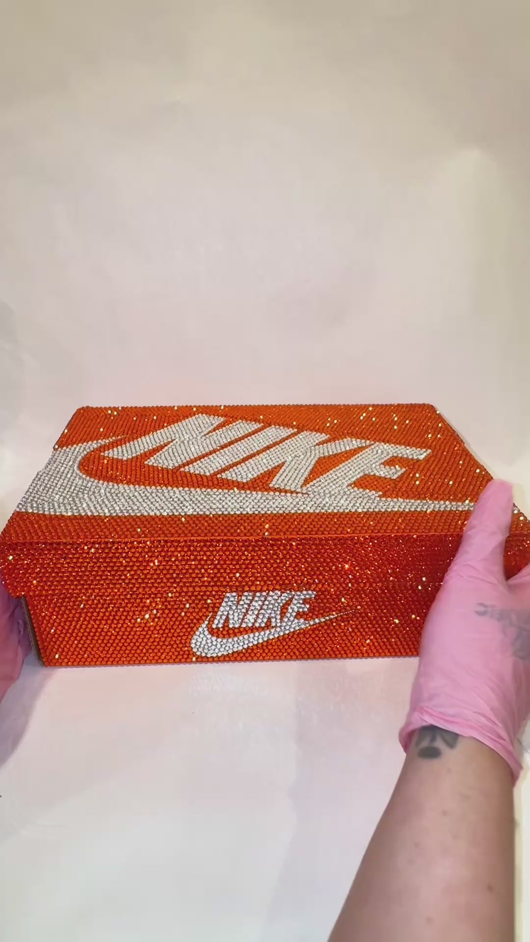 Crystal Bling Shoe Box