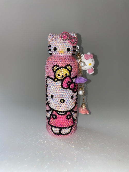 Hello' - Hello Kitty Jelly Crystal Bling Tumbler – BlingxAddict