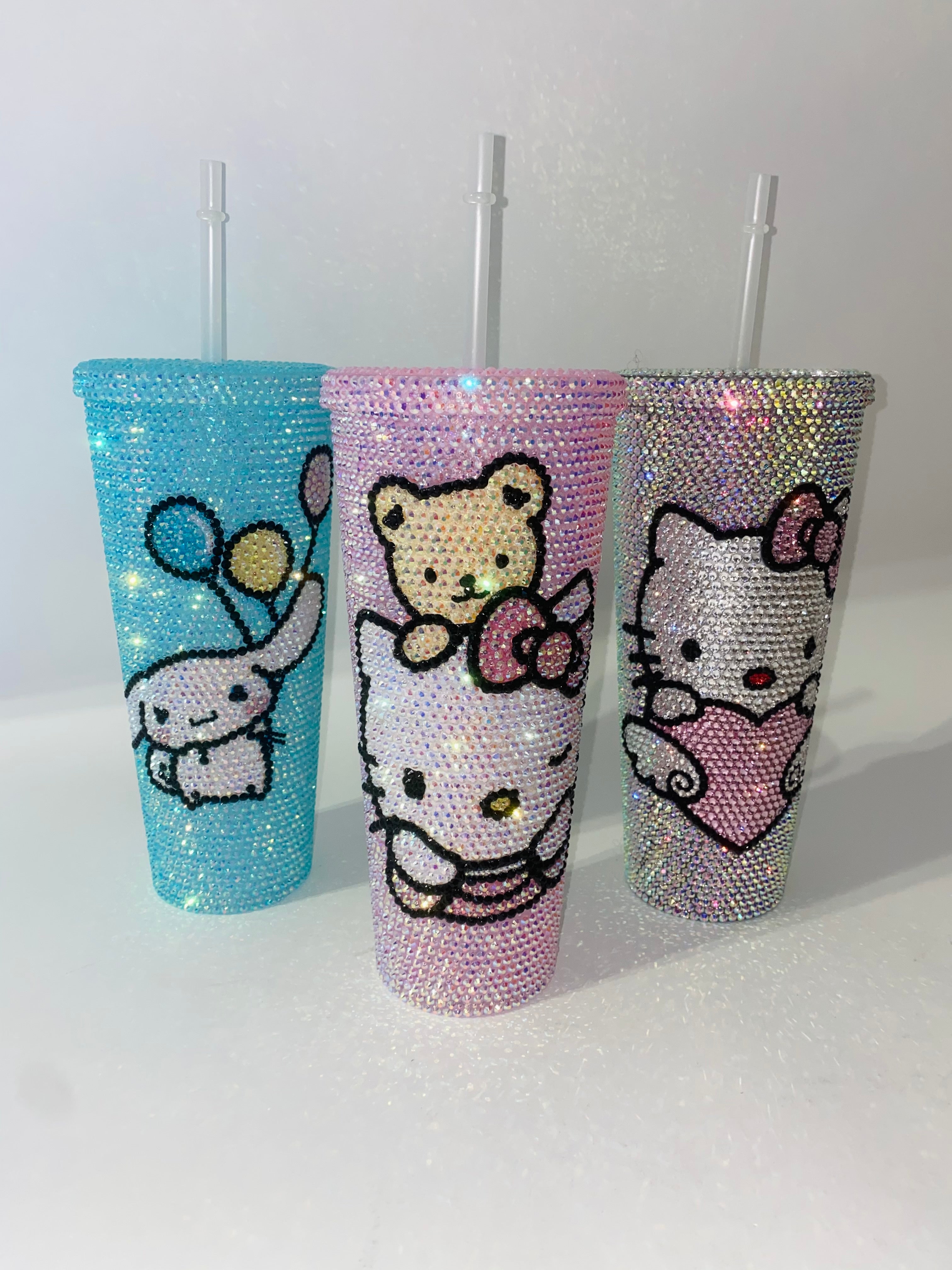 20oz Rhinstone Custom Tumbler: deals Hello Kitty