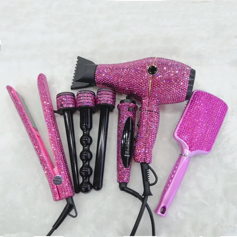 Crystalized Glam Hair Tools Set Bling d Up