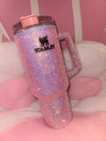 Custom Stanley Bling Rhinestone 30 or 40 Oz Cup With Handle - rta